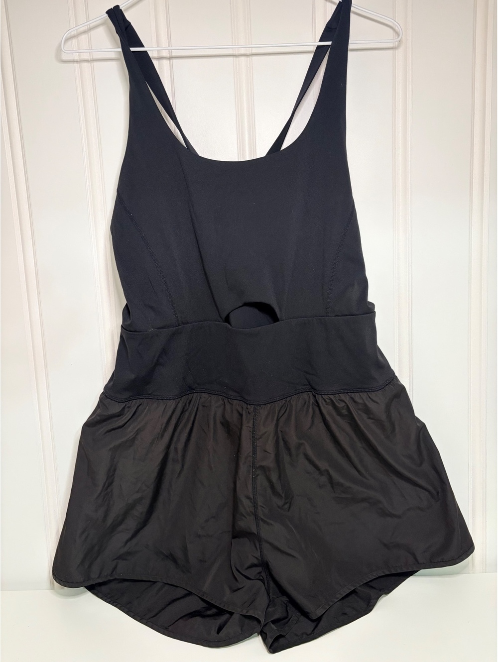 Active Romper with flowy shorts